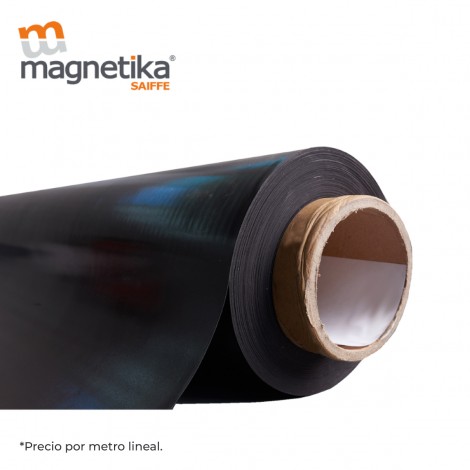 Lámina magnética flexible de vinilo blanco, de 0,030 in de grosor, 12 in de  ancho y 24 in de largo (paquete de 1)