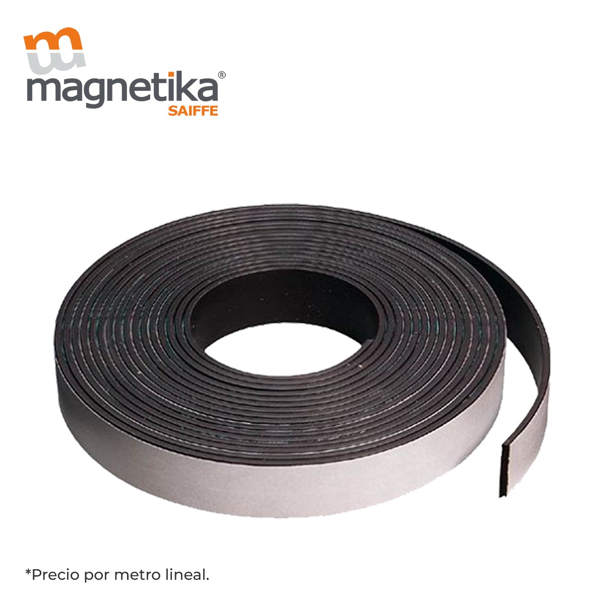 WOD MAG03-I Rollo de cinta magnética ultrafina flexible – 1/2 pulgada x 10  pies – Imanes de manualidades adecuados para bricolaje, proyectos de arte y